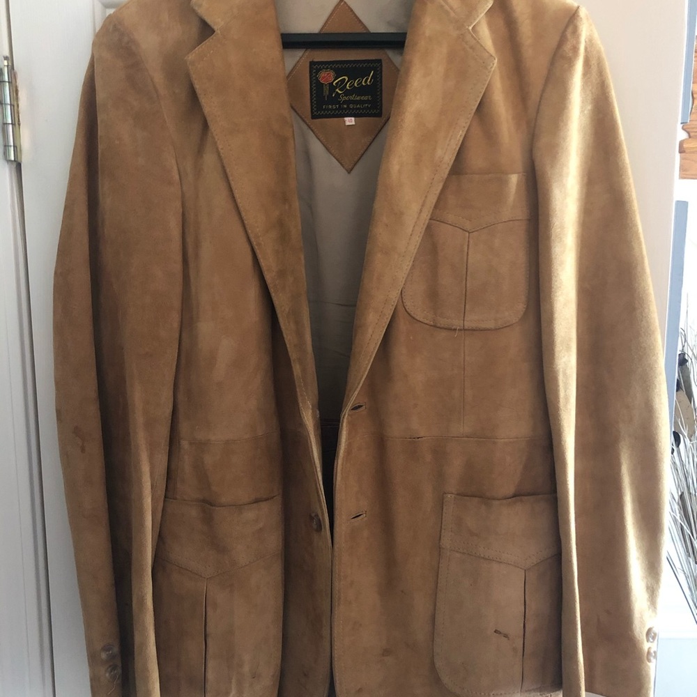 Vintage suede blazer